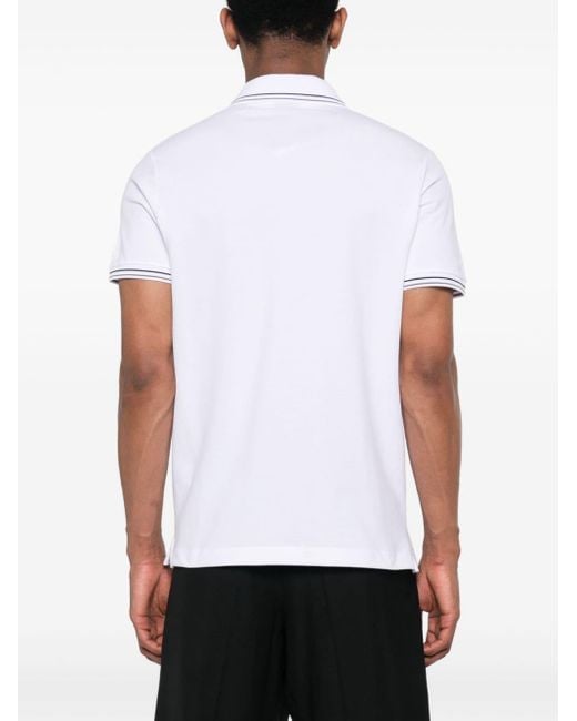 Paul & Shark Poloshirt mit Logo-Patch in White für Herren