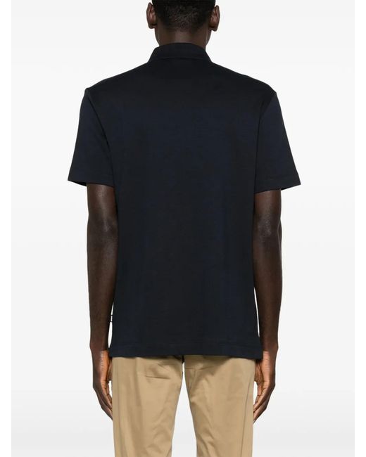 Boss Poloshirt Met Korte Mouwen in het Black voor heren