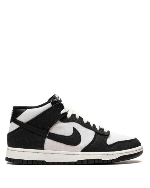 Nike Black Dunk Mid Sneakers for men