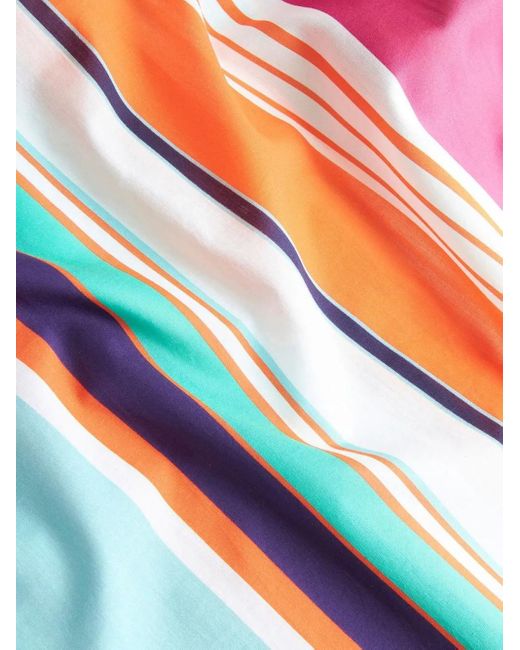 Etro Pink Vertical-Stripe Shirt for men