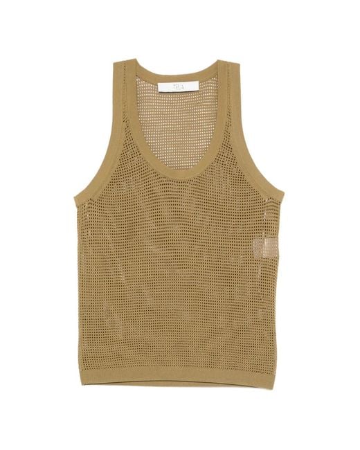 Tela Natural Knitted Tank Top