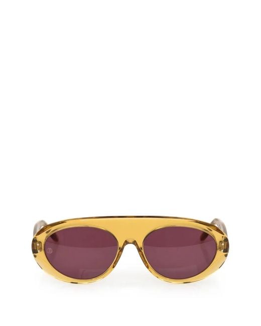 Ottomania Purple Bombardino Oversized-Frame Sunglasses