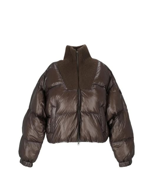 DIESEL Brown Quilted Jacket
