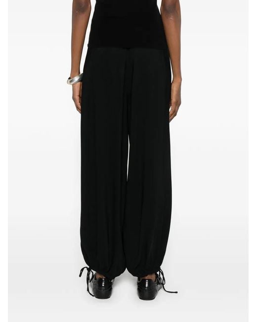 Bompard Black Ribbed V-Neck Vest