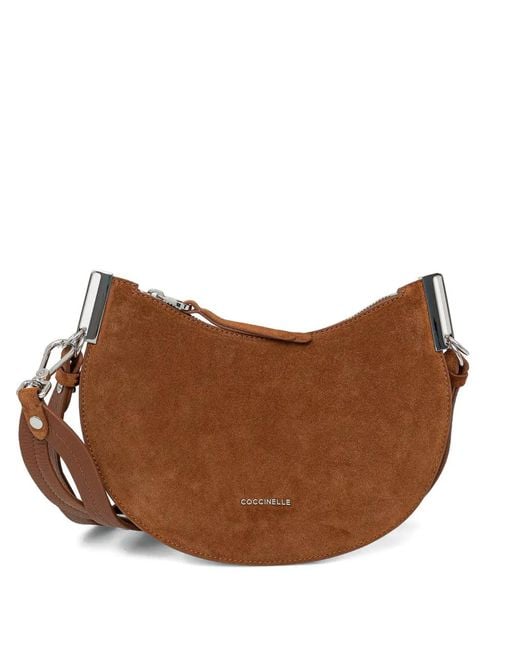 Coccinelle Brown Zip Satchel