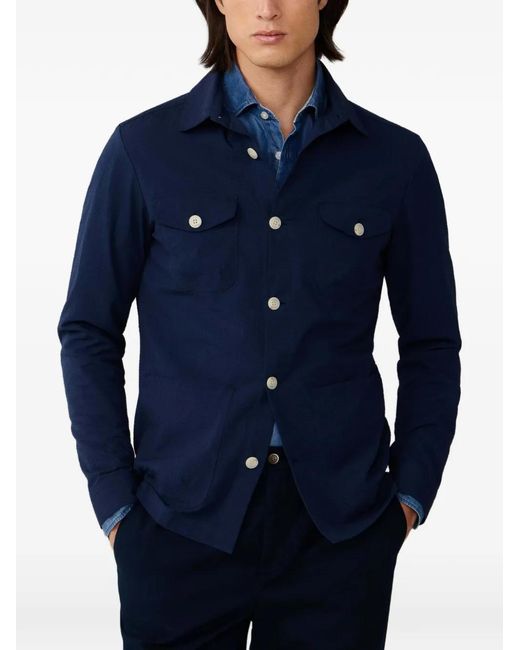 Hackett Gestreept Jack in het Blue voor heren