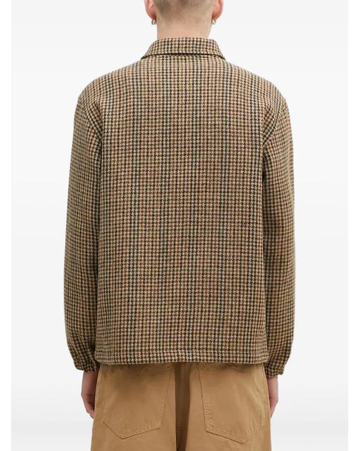 DARKPARK Natural Collared Check Jacket for men