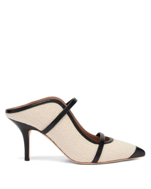 Malone Souliers Natural 70Mm Maureen Bouclé Mules