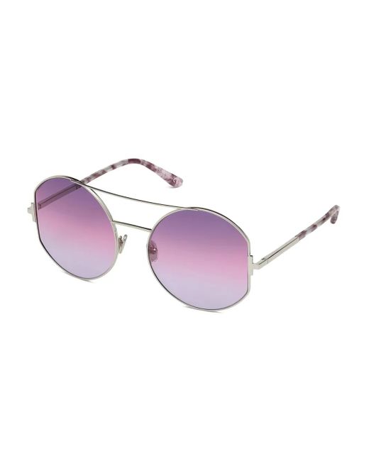 Tom Ford Purple Geometric-Frame Sunglasses