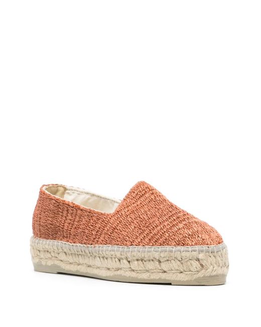 Manebí Brown Yucatán Raffia Espadrilles