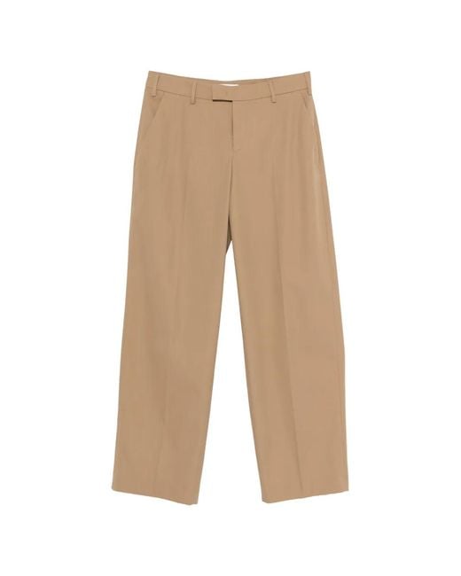 PT Torino Natural Pantalon À Plis Marqués