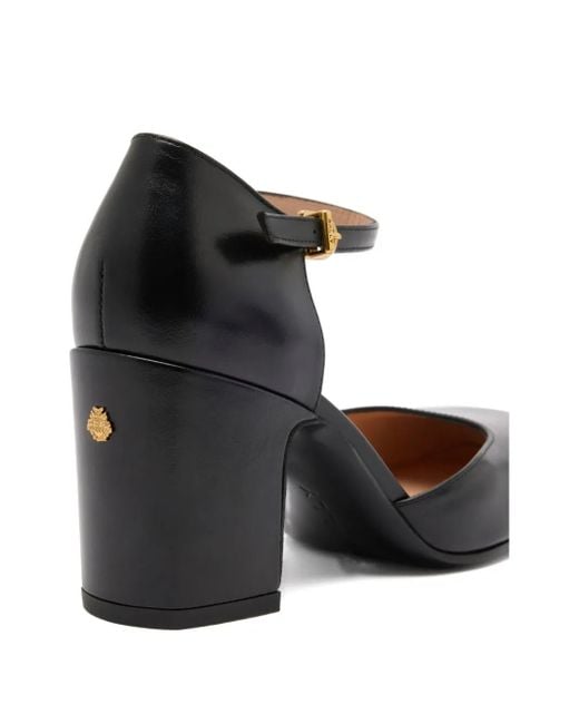 Bally Black Eclayr Pumps Mit Knöchelriemen 75Mm
