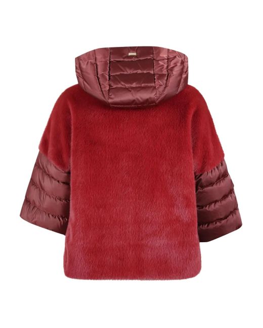 Herno Red Hooded Jacket