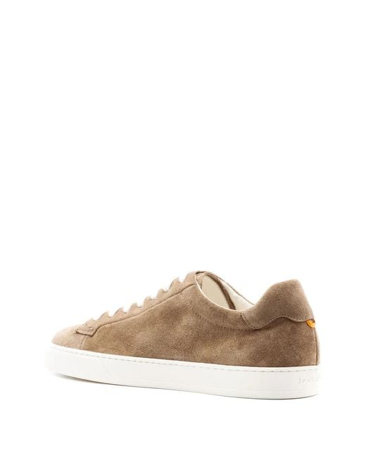 Doucal's Multicolor Suede Sneakers for men