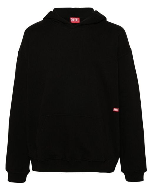 Sudadera S-Boxt-Hood-N8 con capucha DIESEL de hombre de color Black