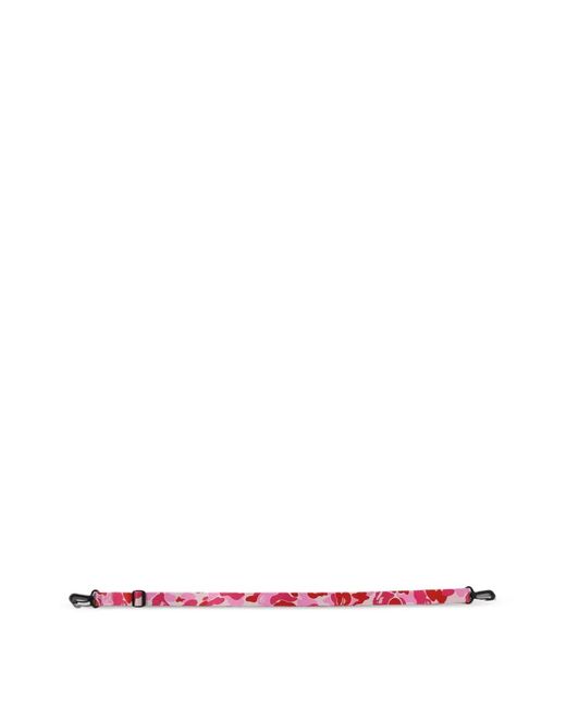 A Bathing Ape Red Shark Camouflage-Print Messenger Bag for men
