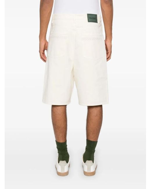 メンズ Drole de Monsieur Le Baggy ショートパンツ White