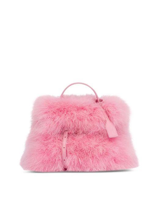 Moschino Pink Tie Me Small Hand Bag