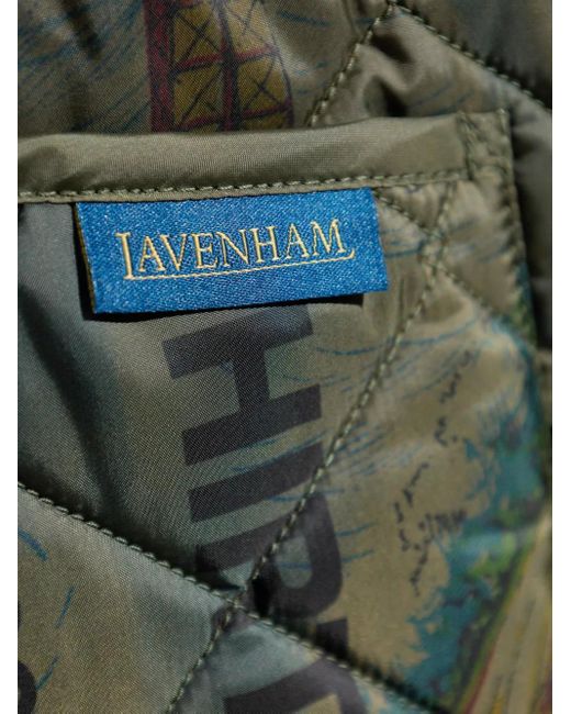 Comme des Garçons Green X Laveham Quilted Zip Jacket for men