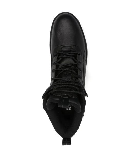 PUMA Black Desierto V3 Puretex Faux-Leather Boots