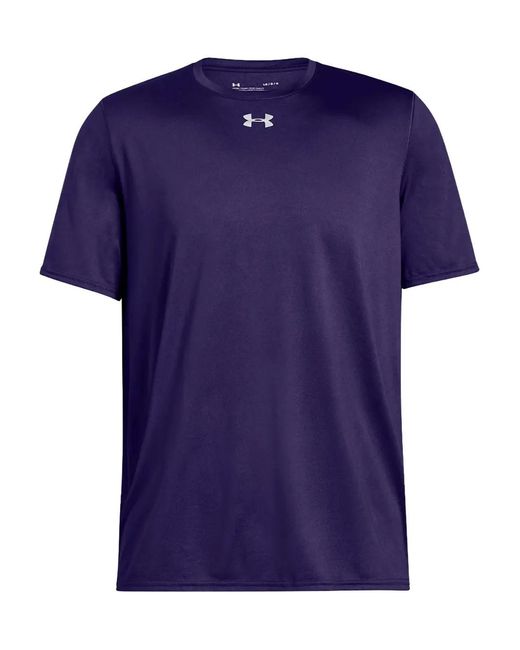 Under Armour Blue Short-Sleeve Logo-Detail T-Shirt for men