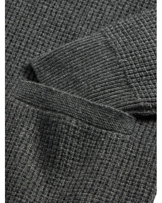 メンズ RRL カシミア カーディガン Gray