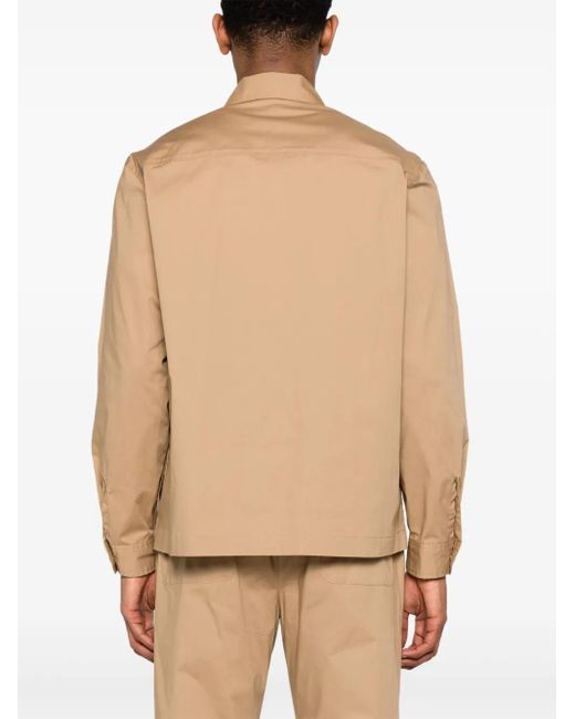 Altea Natural Sven Zip-Up Shirt Jacket for men