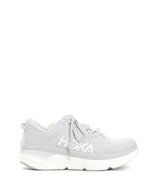 Hoka One One White Bondi 7 Sneakers for men
