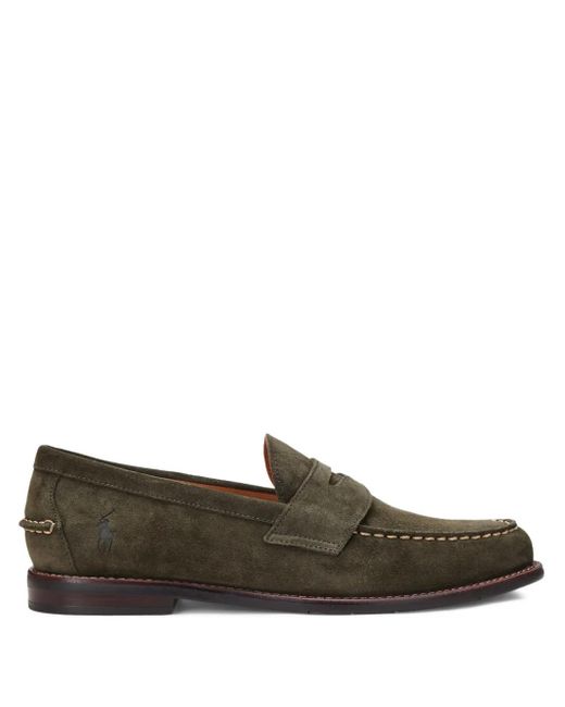 Polo Ralph Lauren Green Alston Suede Loafers for men
