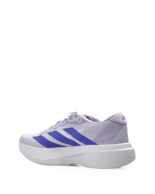 Adidas White Adizero Evo Sl Sneakers