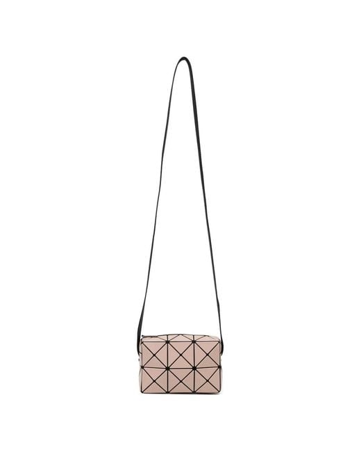Issey Miyake White Cuboid Mini Bag