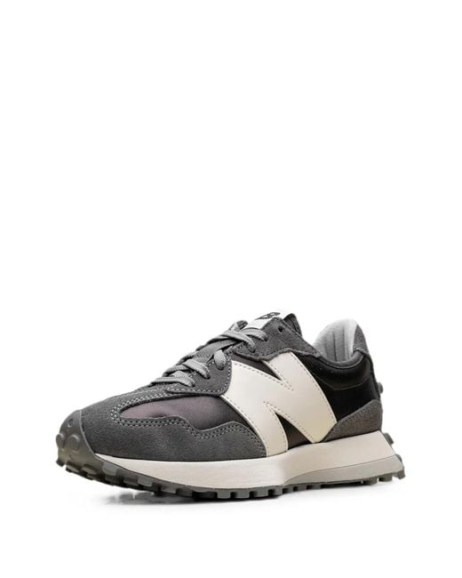 New Balance White 327 Sneakers