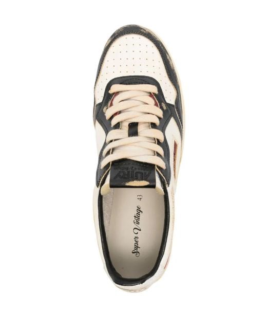 Autry Pink Action Leather Sneakers for men