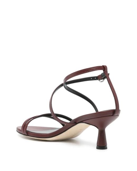 Aeyde Pink 50Mm Leather Sandals