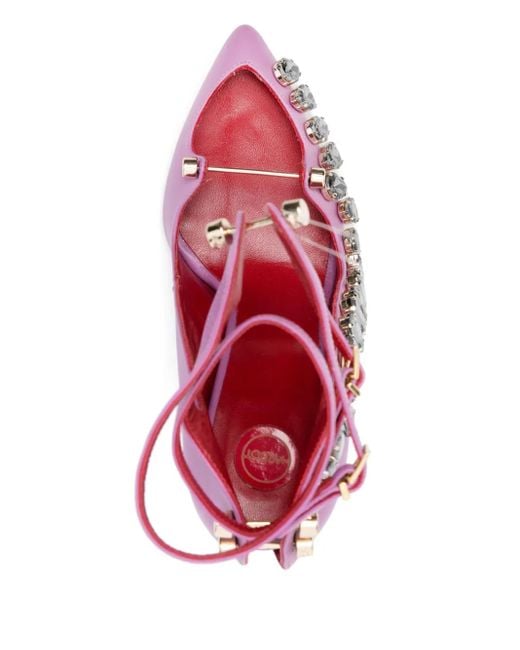 HARDOT Pink 110Mm Harlot Diamond Pumps