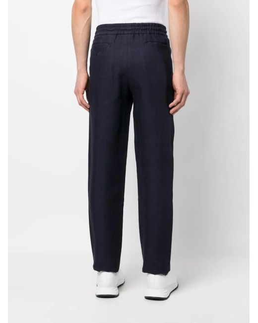 Sease Blue Elasticated Waist Trousers for men