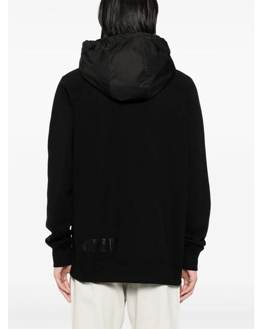 Junya Watanabe Black Zip-Up Hoodie for men
