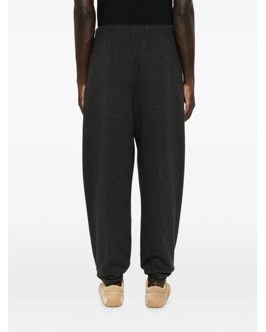 Fear Of God Black Classic Fleece Drawstring-Waist Track Pants for men