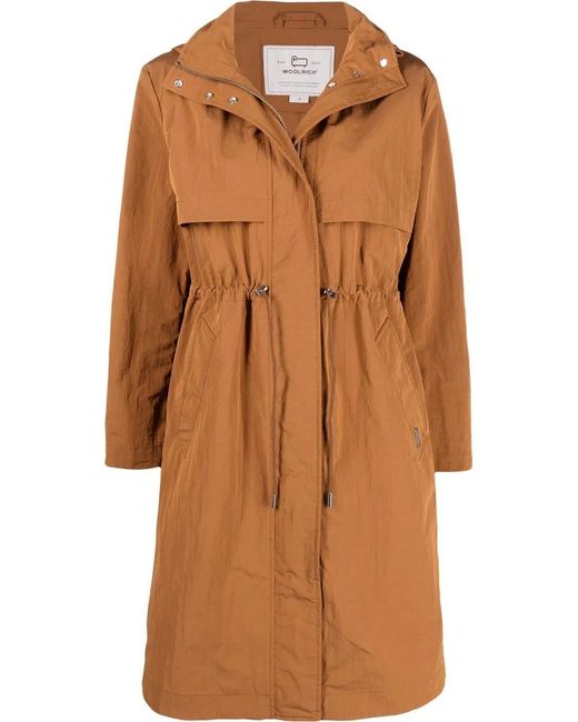 Woolrich Brown Briar Long-Length Parka
