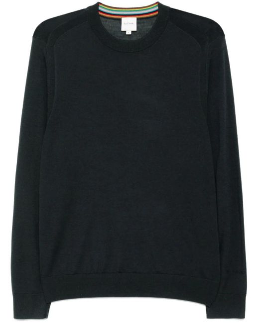 Paul Smith Black Long-Sleeved Jumper for men