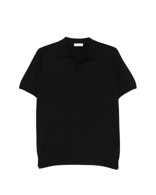 Diktat Black V-Neck T-Shirt for men