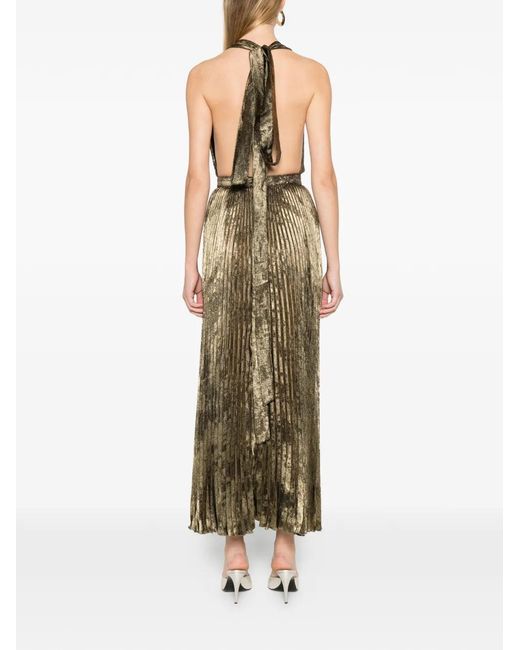 L'idée Metallic Moderniste Gown