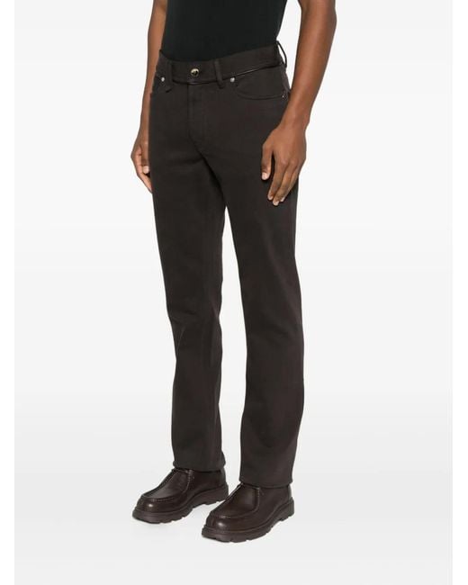 Brioni Black Five-Pockets Trousers for men