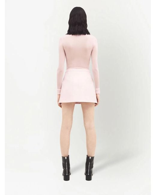 Courreges Pink Reedition Second-Skin Top