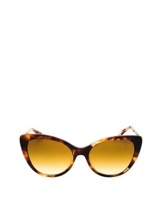 Ralph Lauren Metallic Tortoiseshell-Effect Cat-Eye Sunglasses