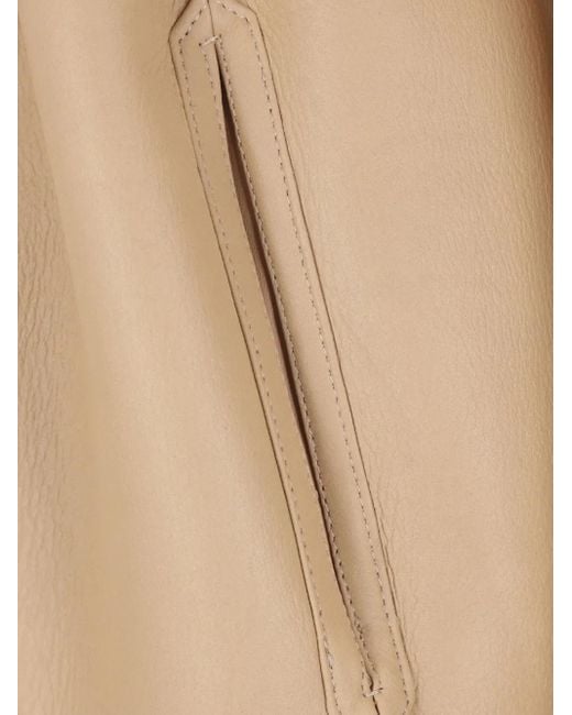 Cappotto Con Cintura di Arma in Natural