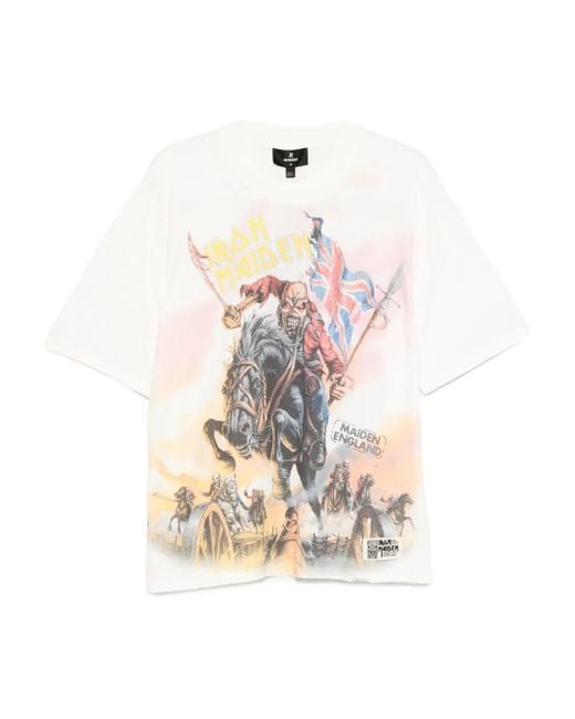 Represent White Iron Maiden Steed T-Shirt for men