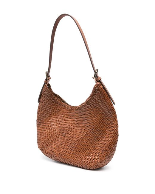 Dragon Diffusion Brown Luna Mezza Shoulder Bag