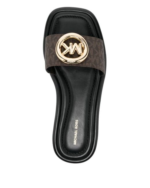 Michael Kors White Milan Sandals