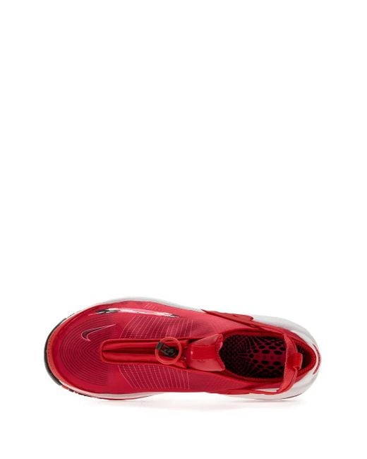 Nike Red Air Max Craze Zip-Fastening Sneakers